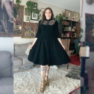 Victorian inspired velvet dress